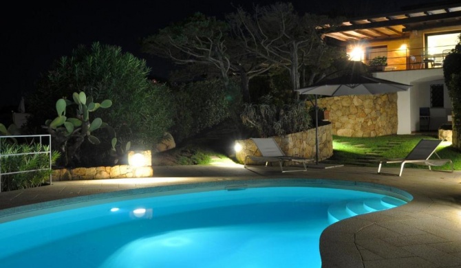 Villa with a swimming pool, overlooking the crystal-clear waters of the Costa Smeralda