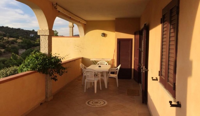 3 bedrooms appartement with furnished terrace and wifi at San Teodoro 4 km away from the beach